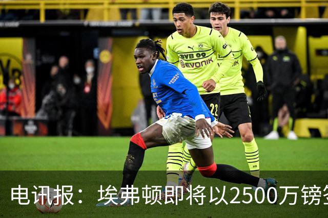 电讯报：埃弗顿即将以2500万镑签下米堡中场哈克尼